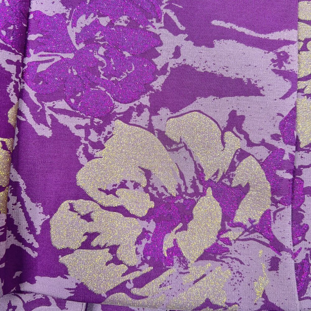 Soft Surroundings Tuscan Rose‎ Floral Jacket Blazer Amethyst Gold - Picture 4 of 8
